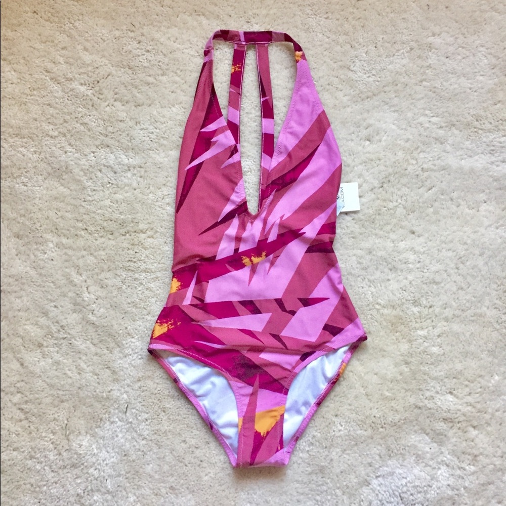 Volcom Palm Urself One Piece Swim NWT
